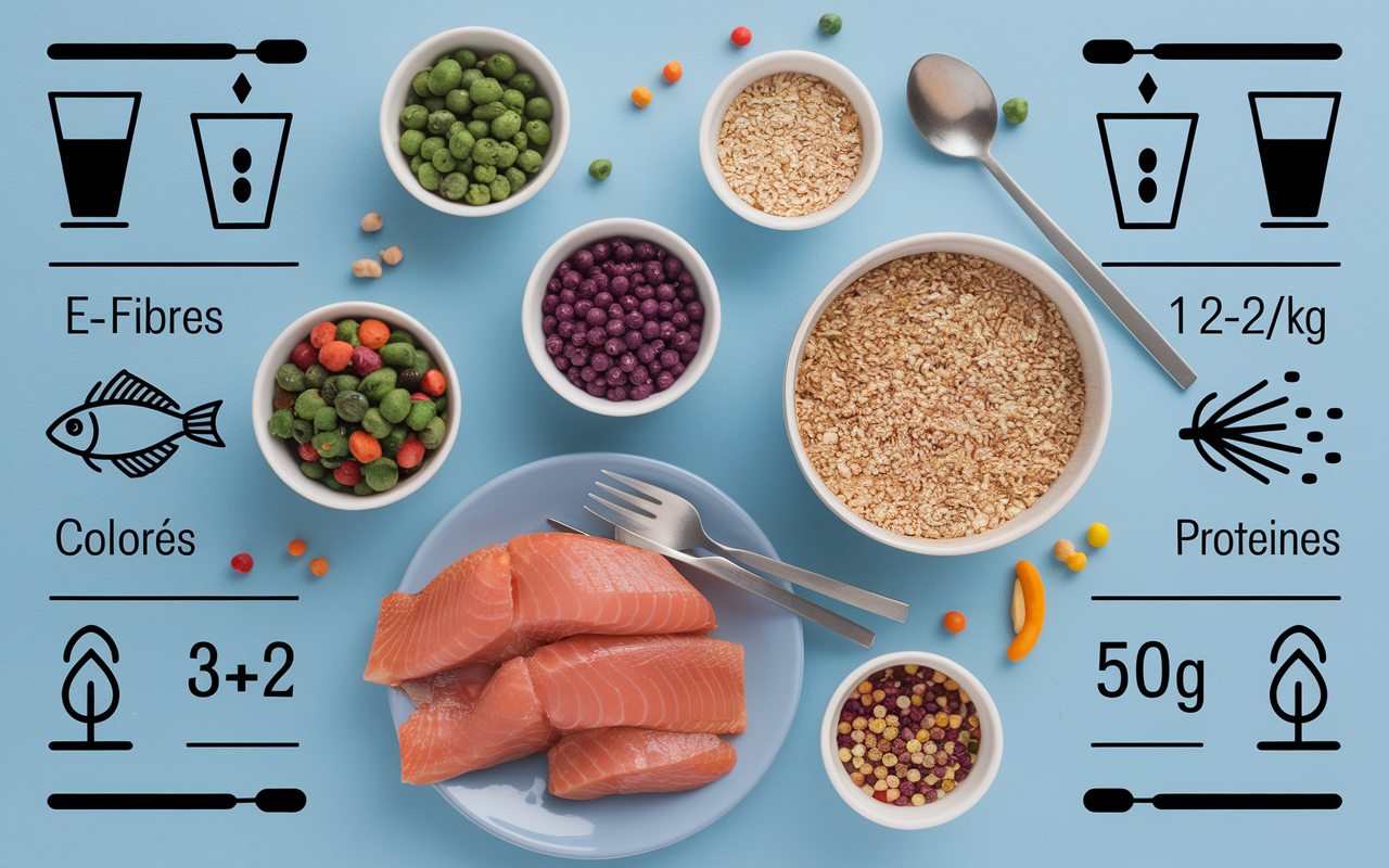 assiette legume poisson proteine apport metabolisme