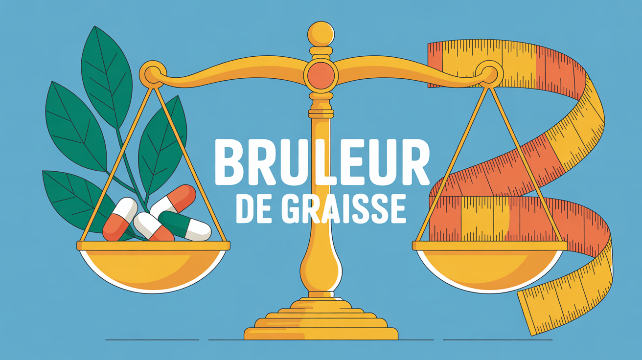 illustration bruleur de graisse balance the vert