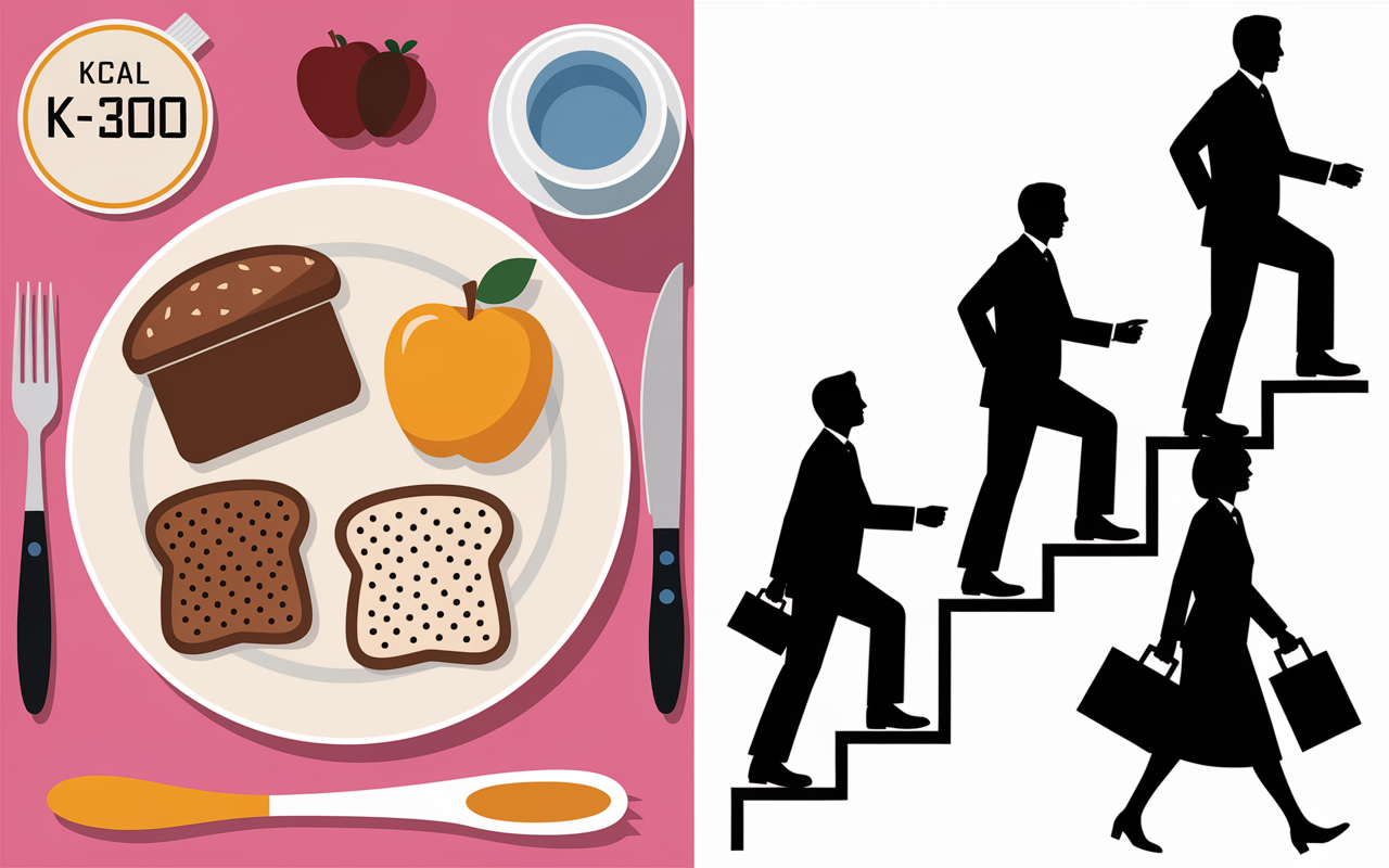 Deficit 300 calories substitutions alimentaires activite physique