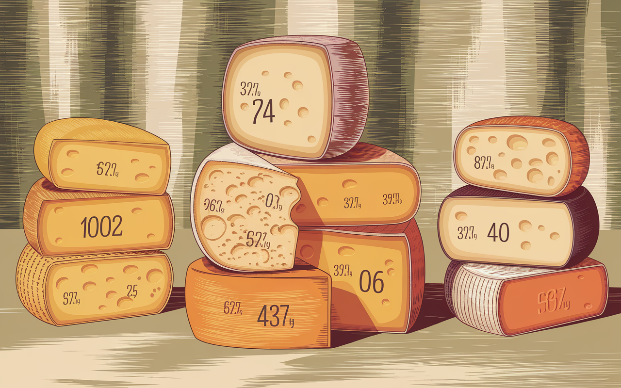 tableau calories fromages portions