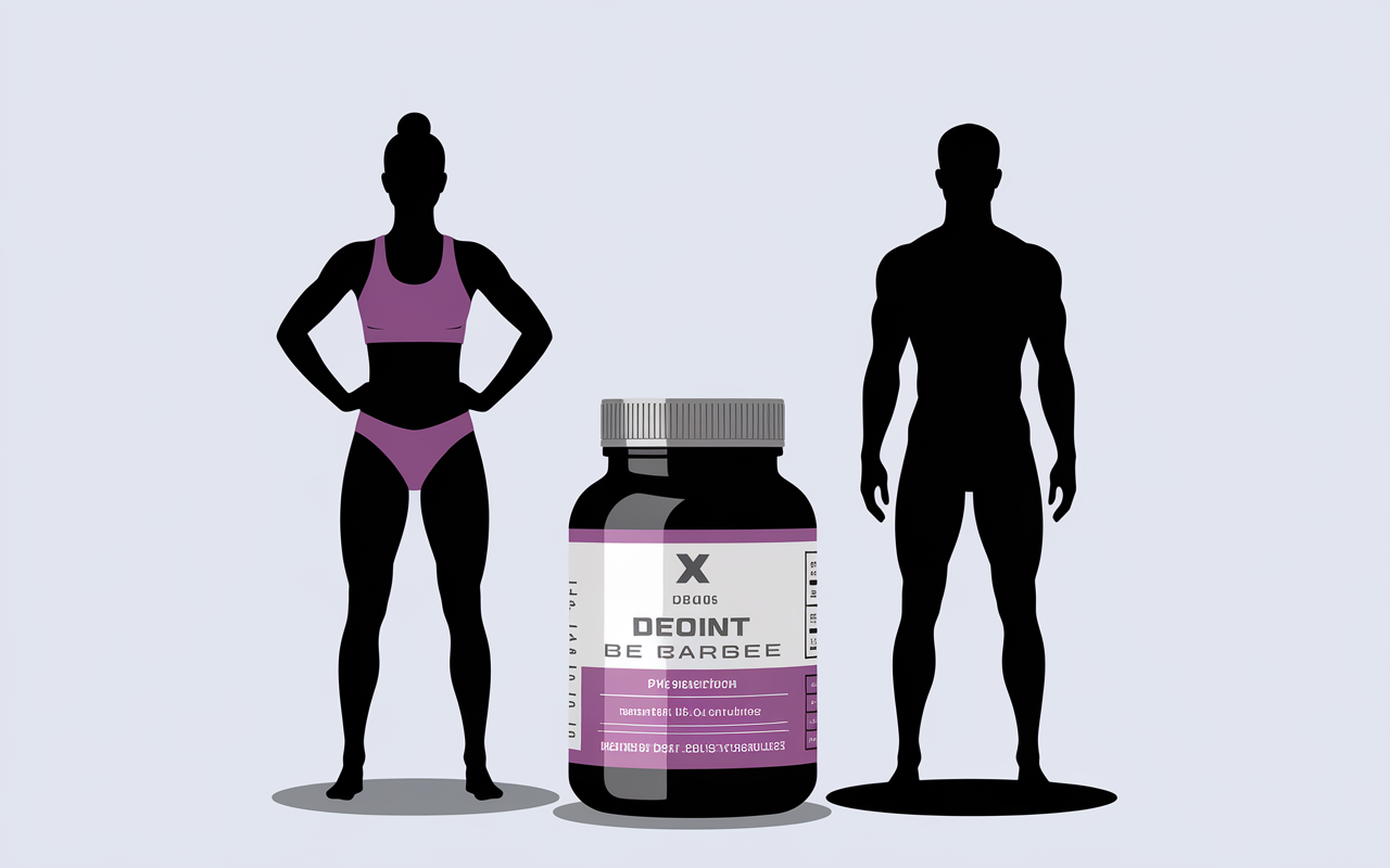 deux silhouettes devant balance illustrant l'effet L-carnitine perte de poids