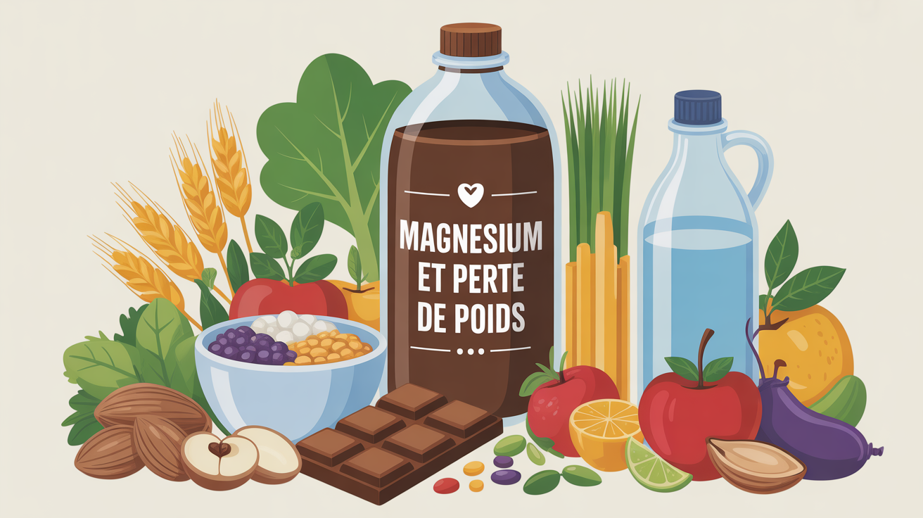 Aliments riches magnésium, balance perte de poids