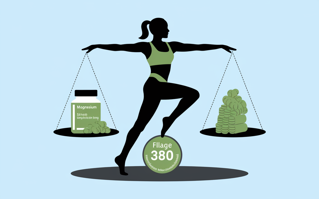 Balance, capsules magnésium, aliments riches, chiffre 380 mg