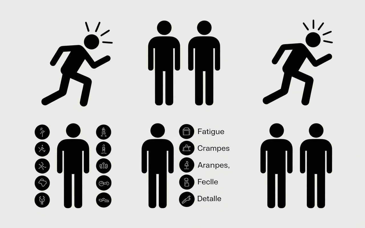 Profils carences magnésium, pictos fatigue stress