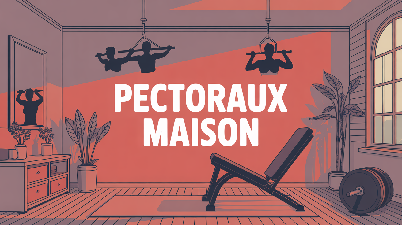 exercices pectoraux maison poids du corps salon