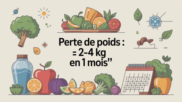 Balance alimentation saine sport calendrier perte de poids