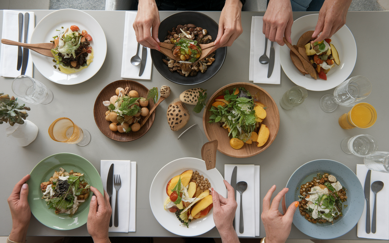 Menus types aliments sains assiettes collations minceur