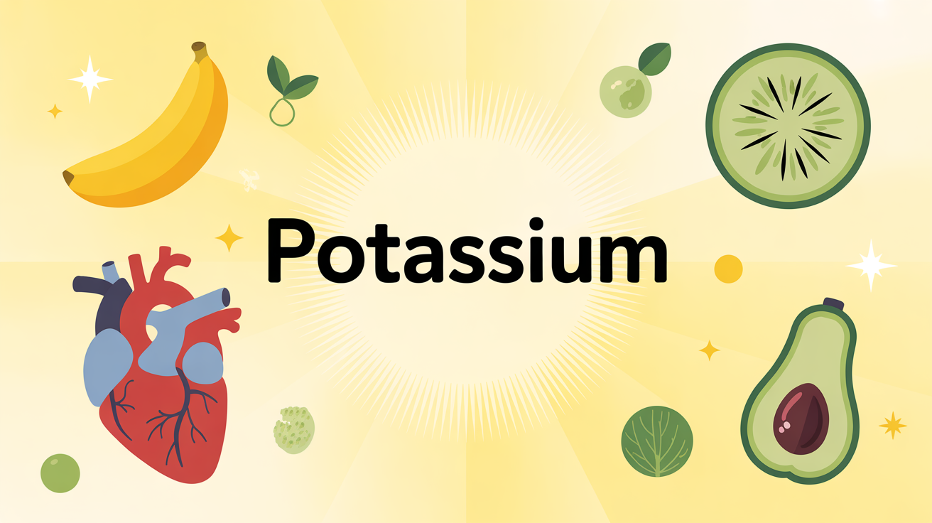 Illustration potassium aliments bienfaits sante