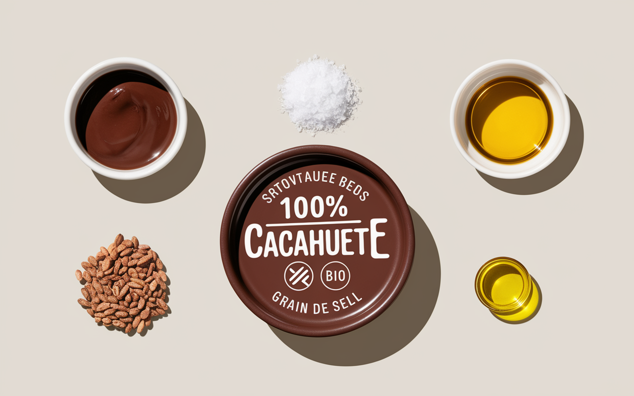 pot beurre de cacahuete bio sans sucre huile ajouté