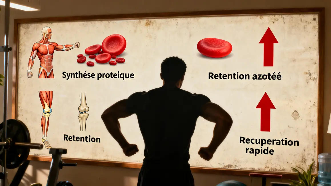 Infographie bénéfices Deca Durabolin musculation