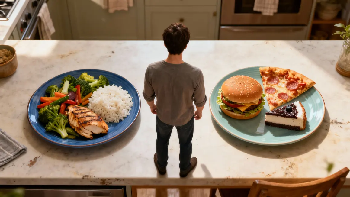 cheat meal musculation hésitation choix repas sain ou plaisir