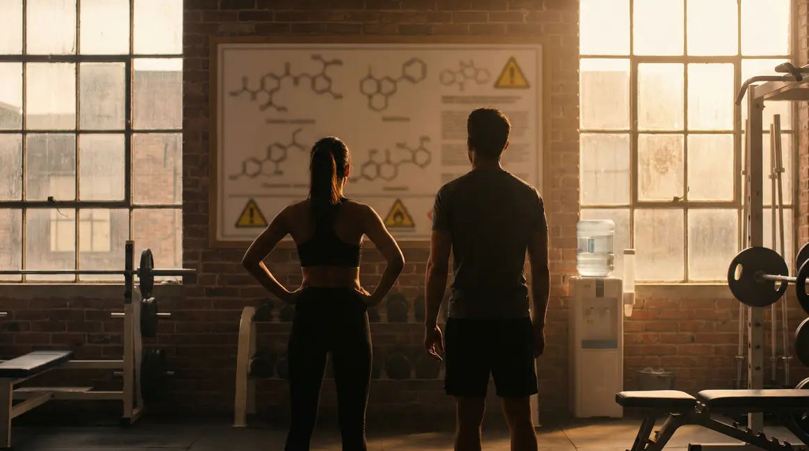 Sportifs regardant tableau clenbuterol effets risques