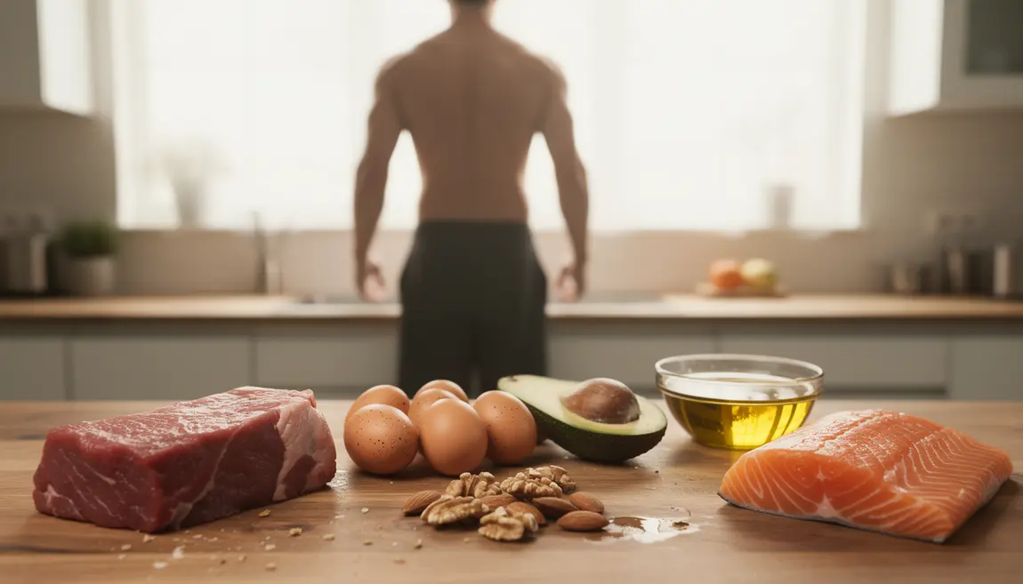 lipides testosterone viande oeuf avocat huile olive saumon homme