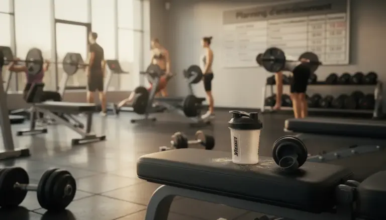 protéine en salle de sport shaker timing