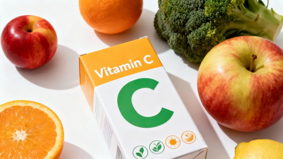 boite vitamine c fruits legumes schema