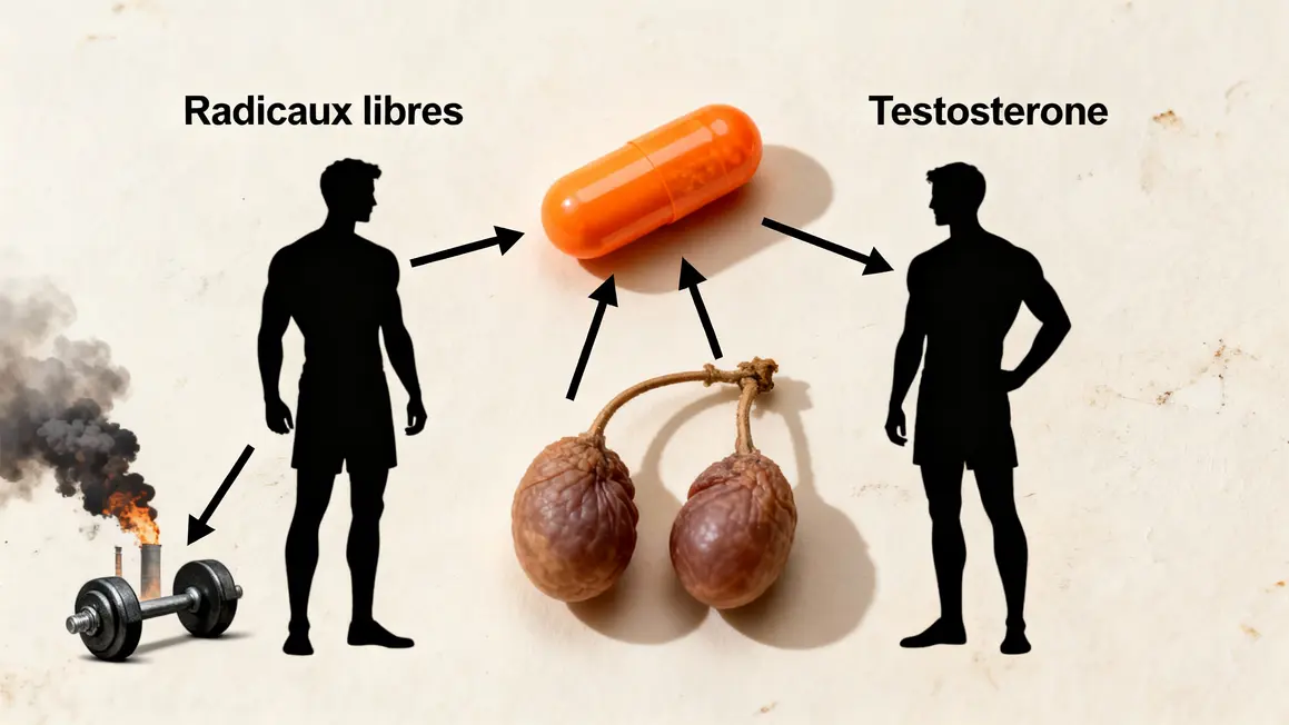 schema stress oxydatif vitamine c testosterone