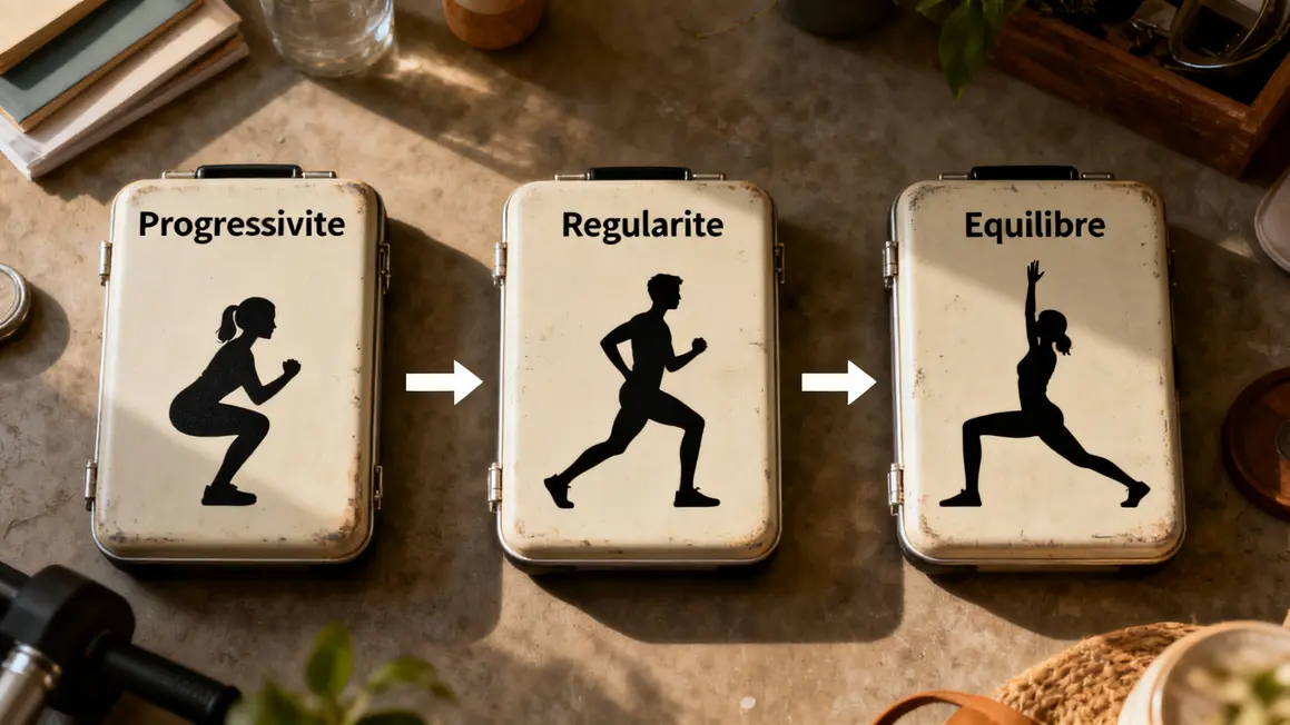 Schéma progressivité régularité équilibre entraînement
