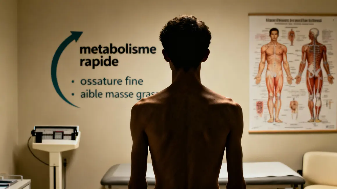 Silhouette mince morphotype ectomorphe métabolisme