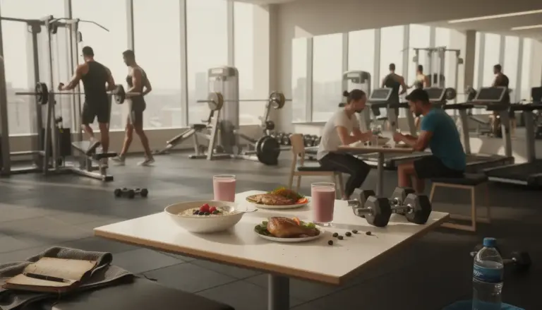 Salle de sport ectomorphe alimentation entraînement