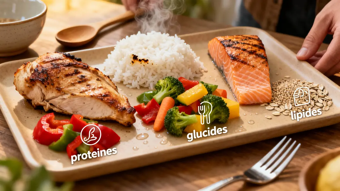 menus prise de masse propre aliments proteines glucides lipides