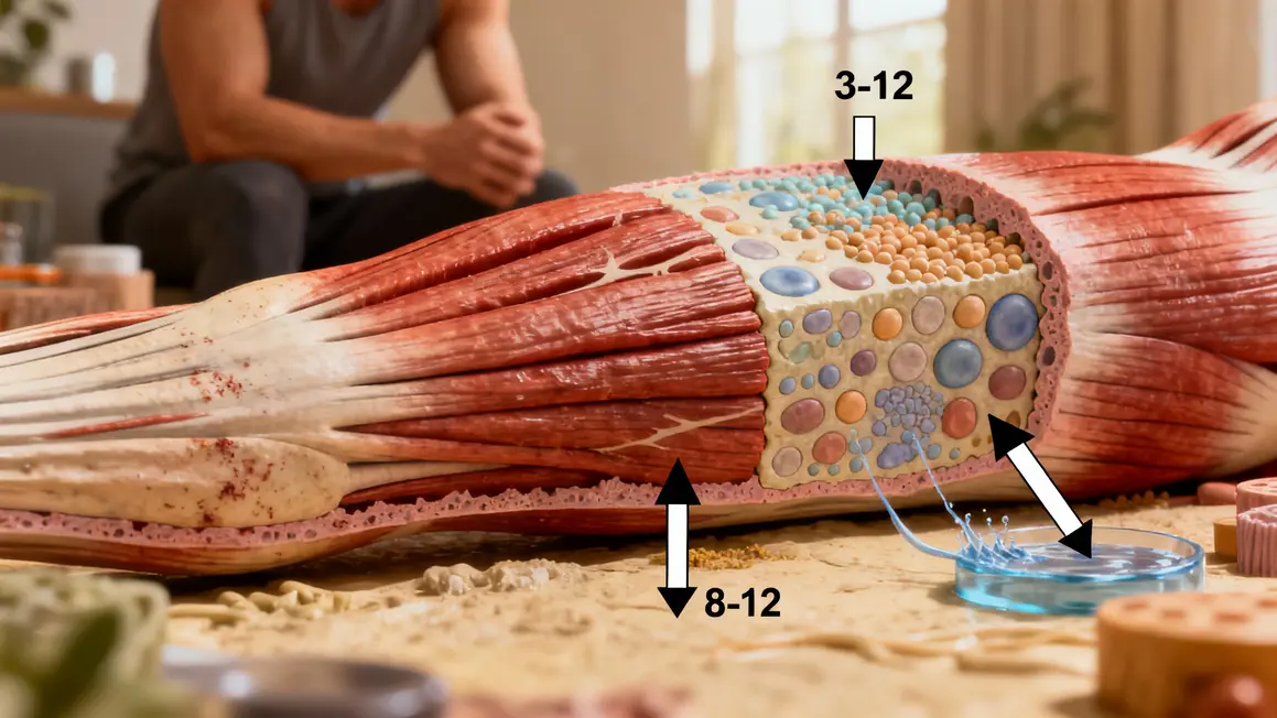 Schéma muscle types hypertrophie musculation