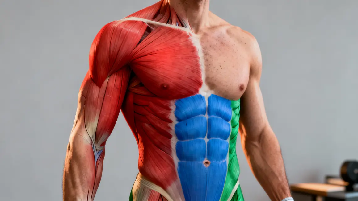 schéma muscles abdos homme grand droit transverse obliques