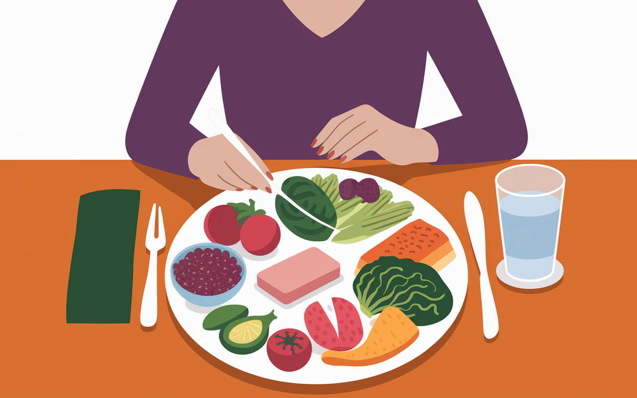 assiette equilibree nutrition perdre du poids
