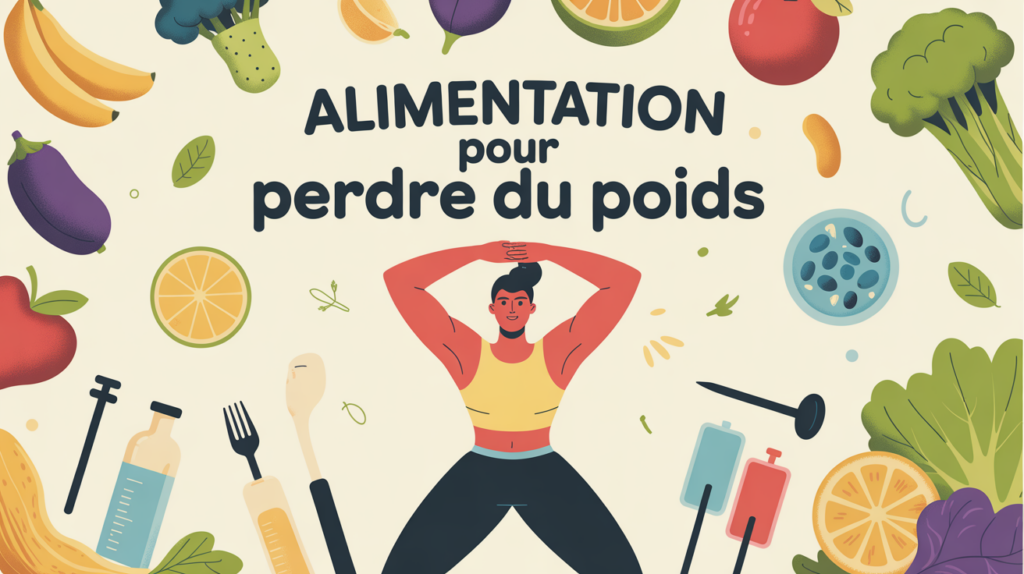 personnage sport nutrition perdre du poids fruits legumes