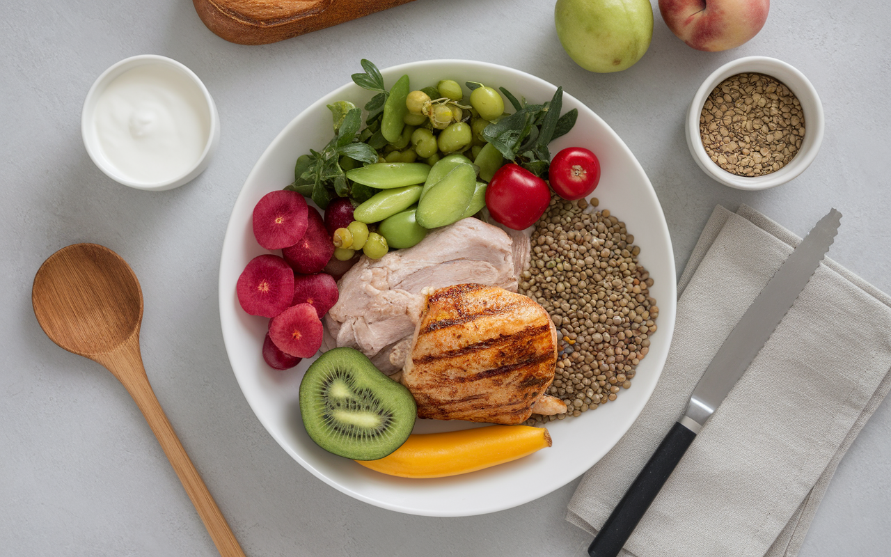 que faut il manger pour perdre du poids repas type legumes poulet lentilles