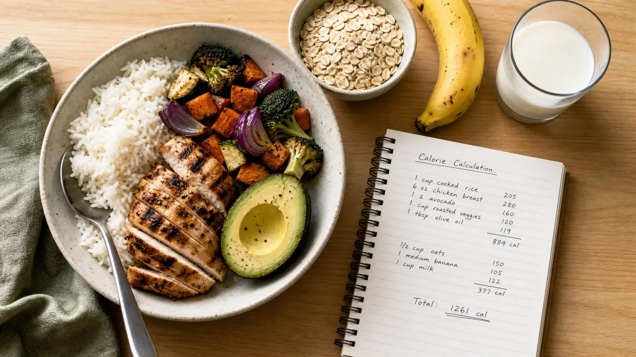 Manger prise de masse : surplus 300-500 kcal pour gagner du muscle