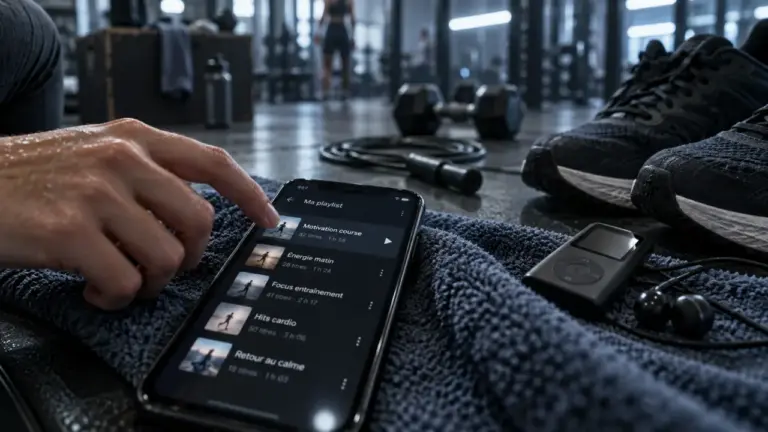 Musique sport motivation : playlist course sur téléphone