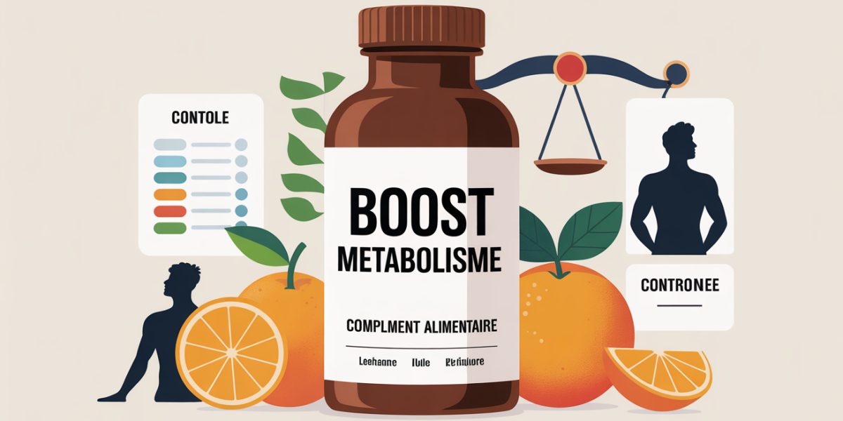 Illustration flacon Boost Metabolisme Epycure balance checklist