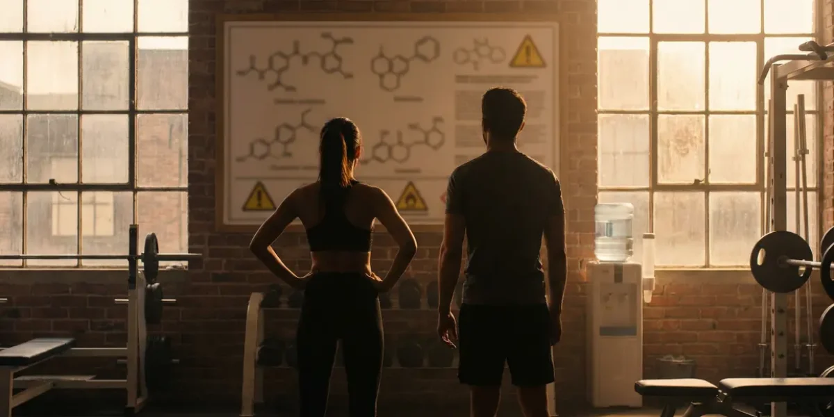 Sportifs regardant tableau clenbuterol effets risques