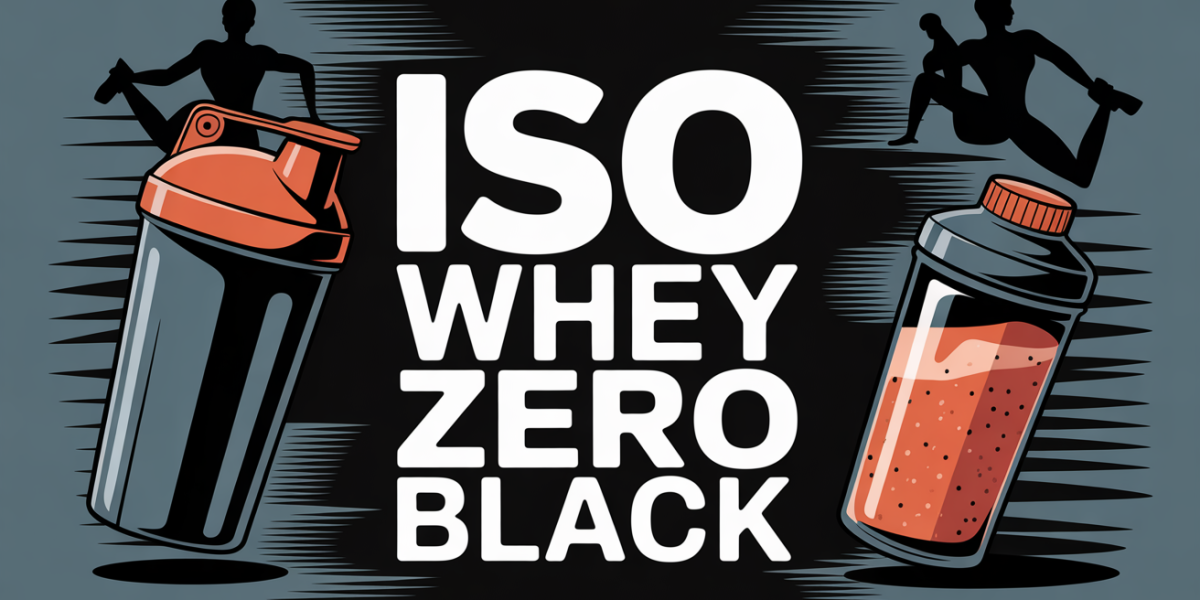 Iso Whey Zero Black shaker poudre proteinee musculation