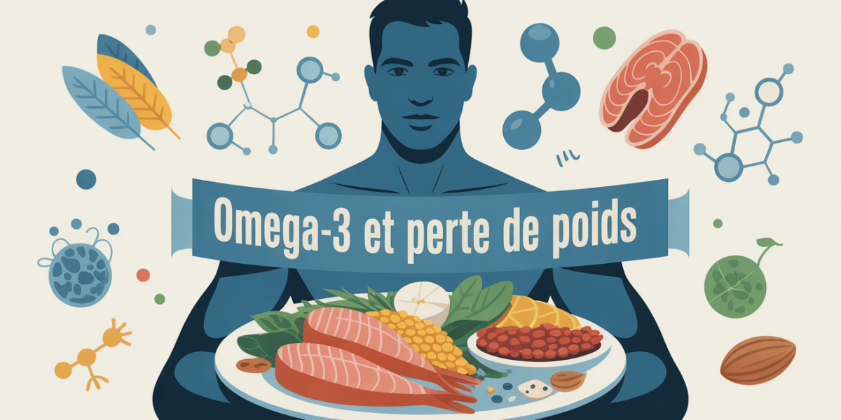 omega-3 perte de poids homme assiette equilibree hormones balance