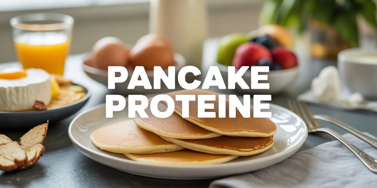 Plateau pancakes proteine flocons avoine fruits frais