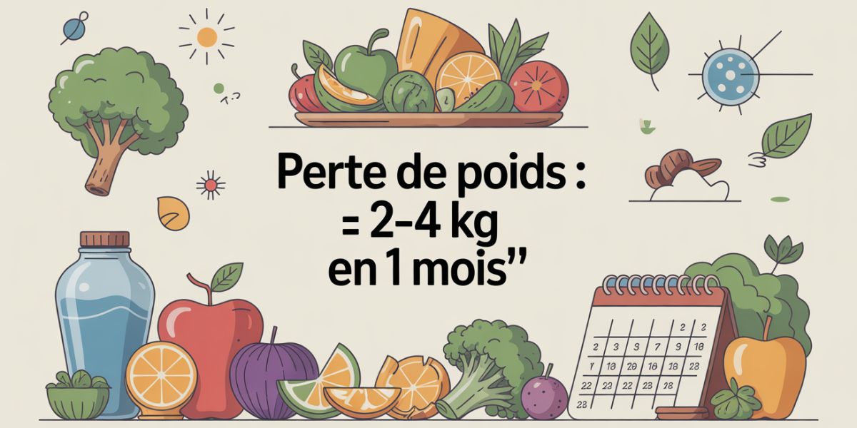 Balance alimentation saine sport calendrier perte de poids