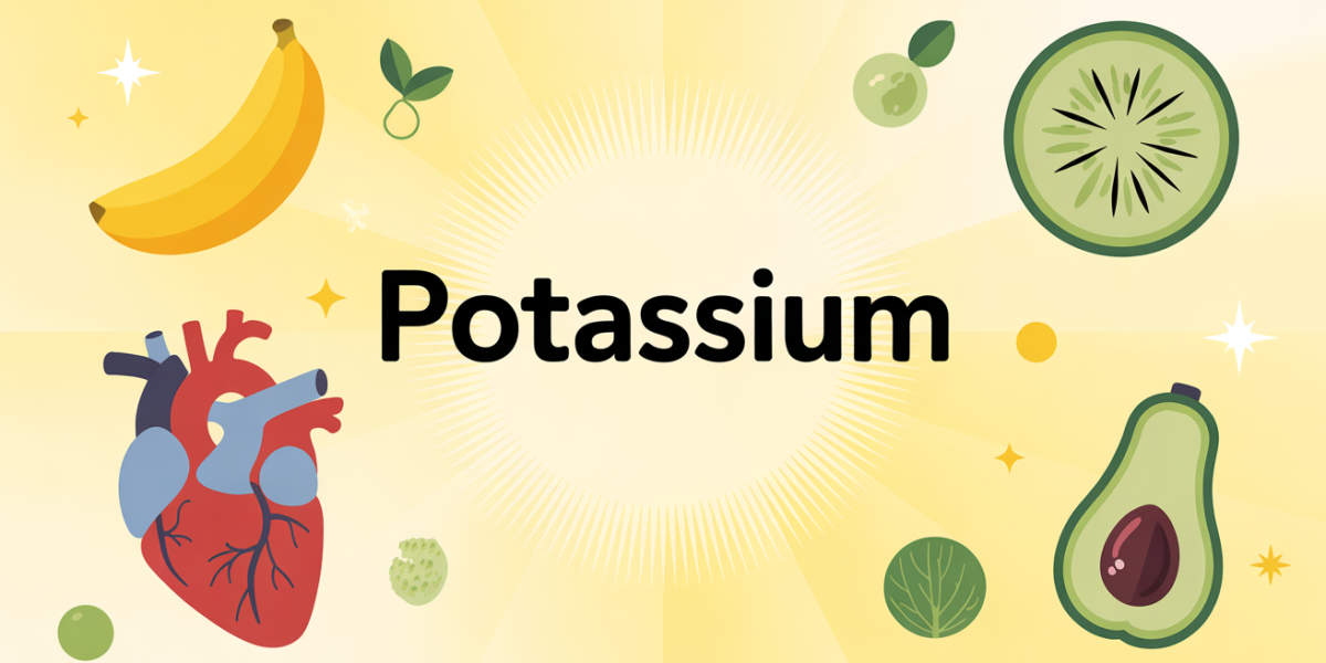 Illustration potassium aliments bienfaits sante