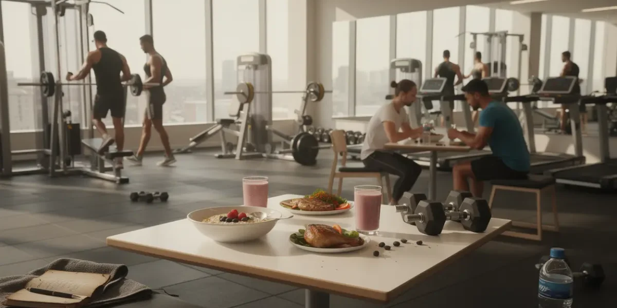Salle de sport ectomorphe alimentation entraînement