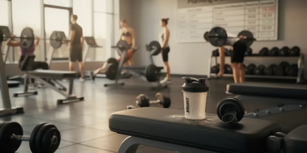 protéine en salle de sport shaker timing