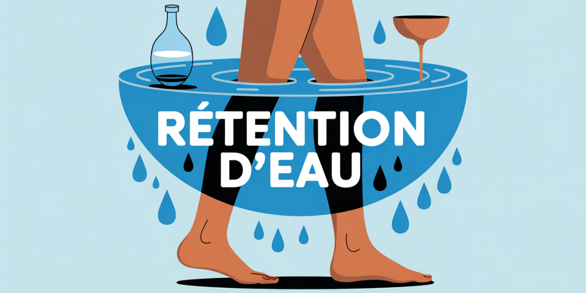 Silhouette jambes legeres retention d’eau hydratation alimentation